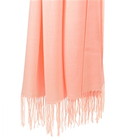 Item:S01233-PastelPink
Color: Pastel pink
Dimension: 82"L x 27"W
Cashmere