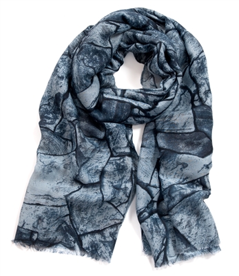 Cobblestone Frayed Edge Scarf