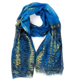 Starry Night Over The Rhone  Scarf