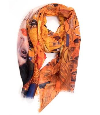 Klimt Portrait Of Adele Bloch-bauer Scarf